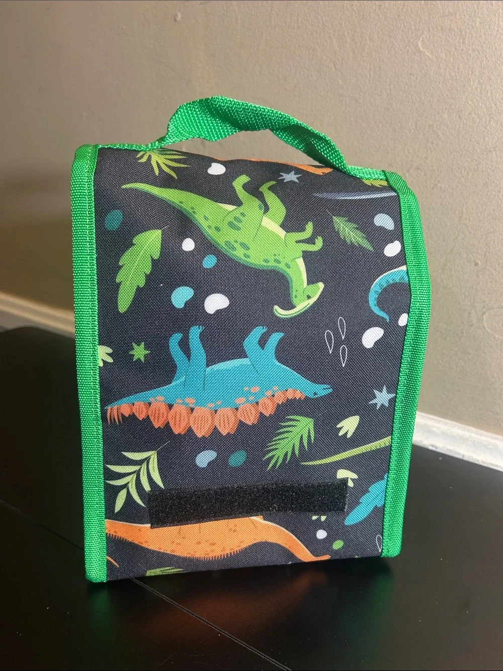 Dinosaur Print Kids Insulated Lunch Bag Dinosaur Friends New. 10”x7”